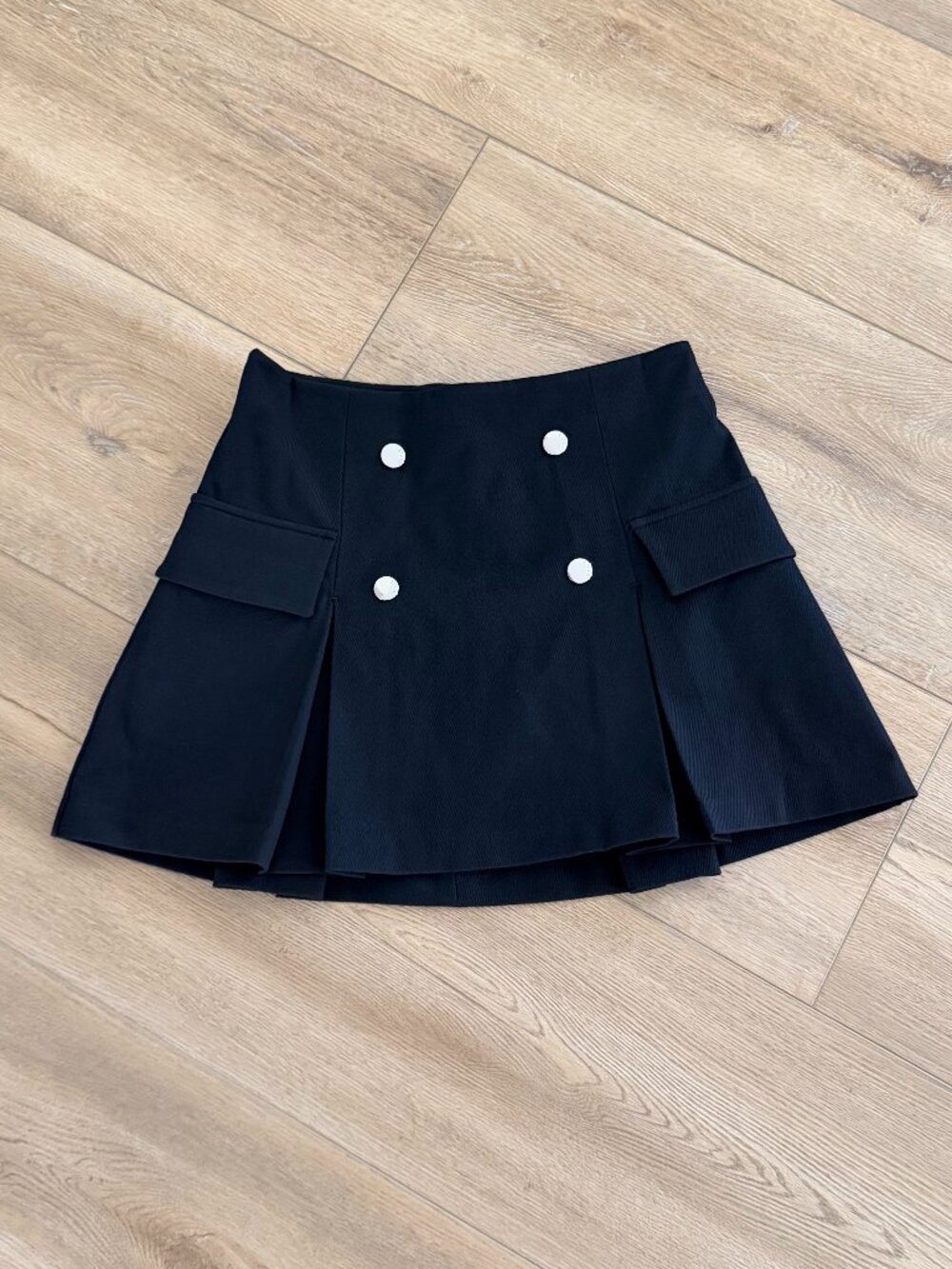 STAUD Division Skirt Black